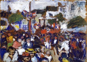 Fourth of July by Pablo Picasso (inspired)