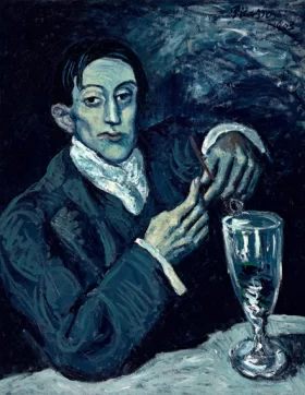 Portrait D'angel Fernández De Soto by Pablo Picasso (inspired)