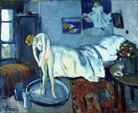 The Blue Room by Pablo Picasso (inspired)