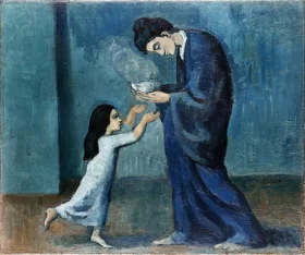 The Soup by Pablo Picasso (inspired)