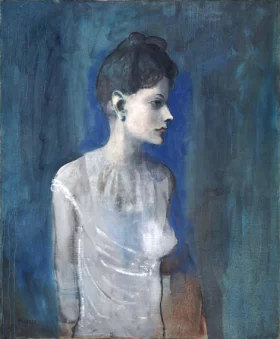 Girl in a Chemise by Pablo Picasso (inspired)