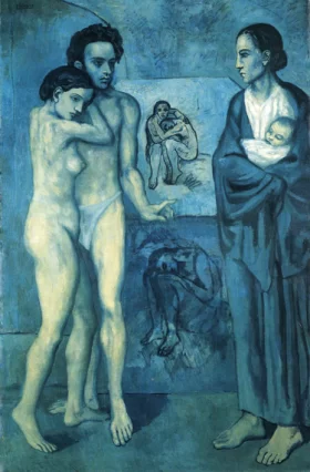 La Vie by Pablo Picasso (inspired)