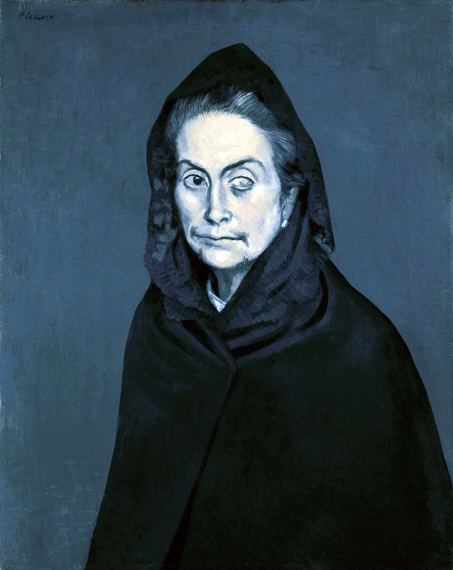 Portrait De Carlota Valdivia by Pablo Picasso (Inspired by), oil painting reproduction on canvas Portrait De Carlota Valdivia by Pablo Picasso (inspired)