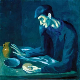 The Blind Man's Meal by Pablo Picasso (inspired)
