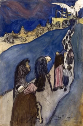 The End of the Road by Pablo Picasso (inspired) The End of the Road by Pablo Picasso (inspired)
