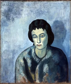 Woman with Bangs by Pablo Picasso (inspired)