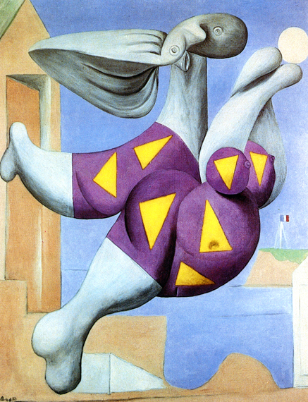 Bather with Beach Ball by Pablo Picasso (Inspired by), oil painting reproduction on canvas Bather with Beach Ball by Pablo Picasso (inspired)