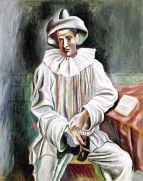 Seated Pierrot by Pablo Picasso (inspired) Seated Pierrot by Pablo Picasso (inspired)