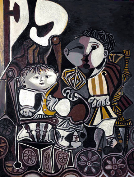 Claude et Paloma by Pablo Picasso (inspired)