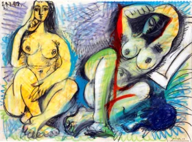 Deux Nus by Pablo Picasso (inspired) Deux Nus by Pablo Picasso (inspired)