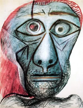 Self Portrait by Pablo Picasso (inspired)
