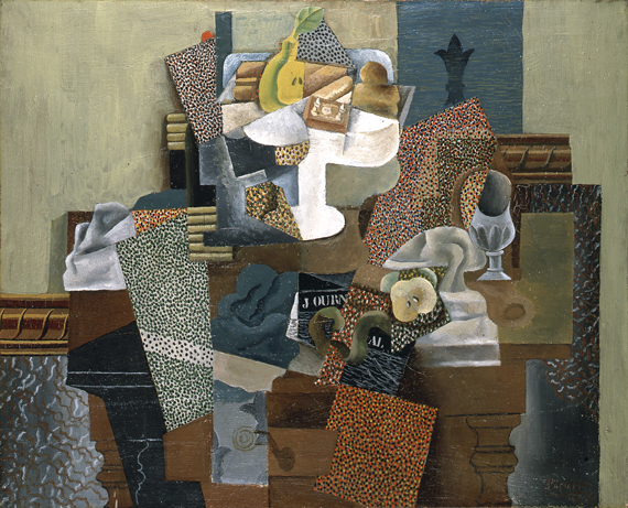 Still Life with Compote and Glass by Pablo Picasso (Inspired by), oil painting reproduction on canvas Still Life with Compote and Glass by Pablo Picasso (inspired)