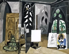 The Studio at California by Pablo Picasso (inspired)