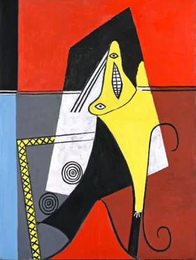 Woman in an Armchair by Pablo Picasso (inspired)