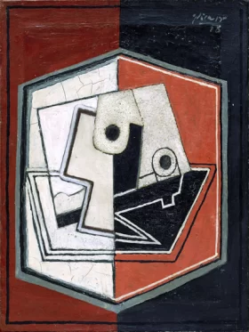 Glass and Pipe by Pablo Picasso (inspired)