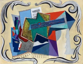 Guitare by Pablo Picasso (inspired) Guitare by Pablo Picasso (inspired)
