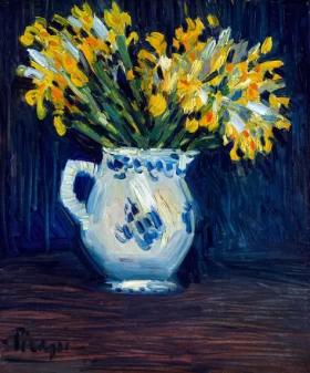 Iris Jaunes by Pablo Picasso (inspired)