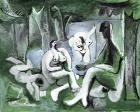 Lunch on the Grass After Manet by Pablo Picasso (inspired)