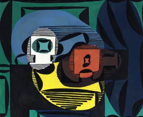 Mandoline Sur Une Table by Pablo Picasso (inspired)