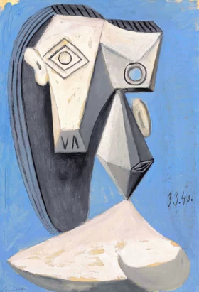 Tête De Femme by Pablo Picasso (inspired)
