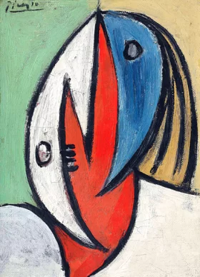 Tête by Pablo Picasso (inspired)