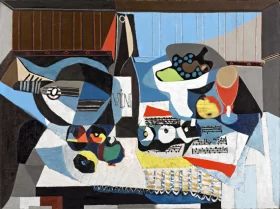 The Bottle of Wine by Pablo Picasso (inspired)