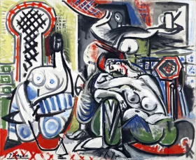 The Women of Algiers (After Delacroix) by Pablo Picasso (inspired)