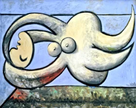 Reclining Nude by Pablo Picasso (inspired)