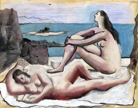 Three Bathers by Pablo Picasso (inspired) Three Bathers by Pablo Picasso (inspired)