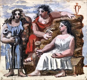 Three Figures by Pablo Picasso (inspired) Three Figures by Pablo Picasso (inspired)