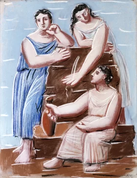 Three Women at the Fountain by Pablo Picasso (inspired) Three Women at the Fountain by Pablo Picasso (inspired)
