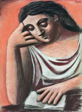 La Liseuse by Pablo Picasso (inspired)