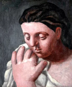 Tête et Main De Femme by Pablo Picasso (inspired)