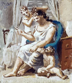 La Coiffure by Pablo Picasso (inspired)