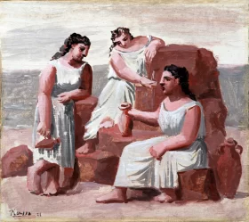 Trois Femmes à la Fontaine by Pablo Picasso (inspired)