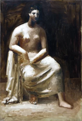 Woman in an Armchair by Pablo Picasso (inspired)