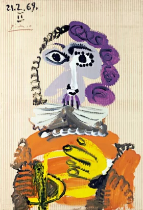 Buste D'homme by Pablo Picasso (inspired)