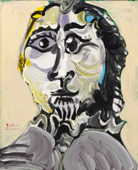 Tête D'homme by Pablo Picasso (inspired)