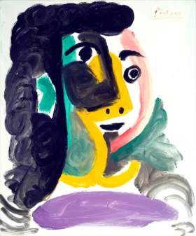 Tête De Femme by Pablo Picasso (inspired)