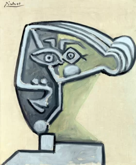 Tête De Femme by Pablo Picasso (inspired)