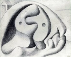 Baigneuse Sur la Plage by Pablo Picasso (inspired)