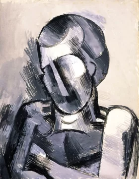 Buste D'homme by Pablo Picasso (inspired)