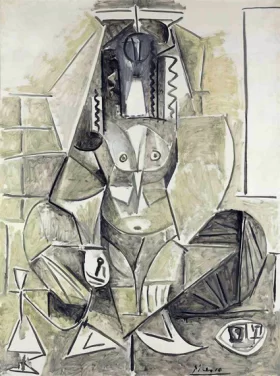 Les Femmes D'alger, Version L by Pablo Picasso (inspired)