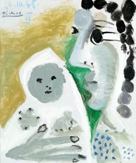 Mère et Enfant by Pablo Picasso (inspired)