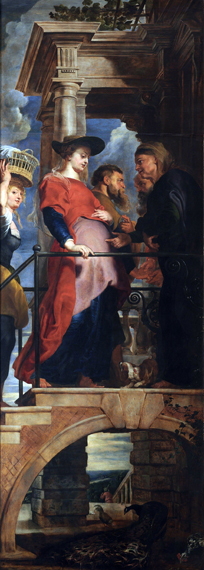 Descent from the Cross - Triptych - Left Panel by Peter Paul Rubens Descent from the Cross - Triptych - Left Panel by Peter Paul Rubens