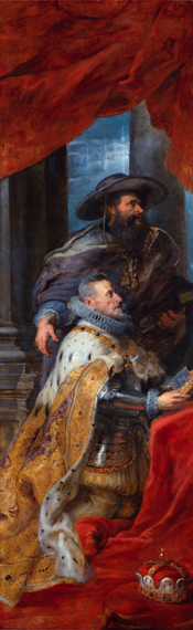 The Triptych of St. Ildefonso-Left Panel by Peter Paul Rubens The Triptych of St. Ildefonso-Left Panel by Peter Paul Rubens