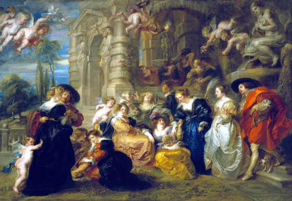 The Garden of Love by Peter Paul Rubens, oil painting reproduction on canvas The Garden of Love by Peter Paul Rubens