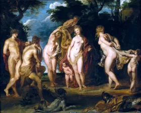 The Judgment of Paris-Meseo Del Prado by Peter Paul Rubens The Judgment of Paris-Meseo Del Prado by Peter Paul Rubens
