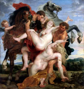 The Rape of the Daughters of Leucippus 1618 by Peter Paul Rubens The Rape of the Daughters of Leucippus 1618 by Peter Paul Rubens
