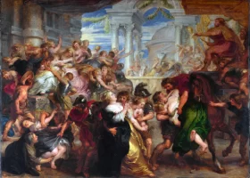 The Rape of the Sabine Women by Peter Paul Rubens The Rape of the Sabine Women by Peter Paul Rubens